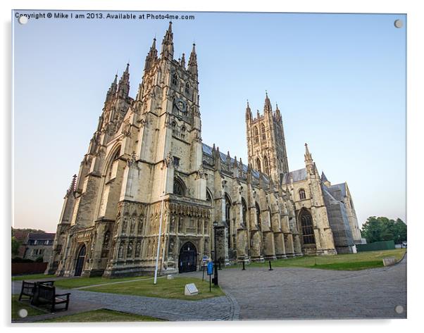 Canterbury Cathedral Acrylic by Thanet Photos