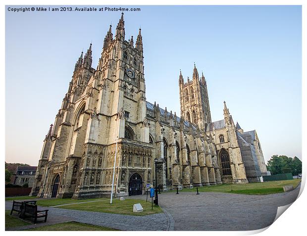 Canterbury Cathedral Print by Thanet Photos