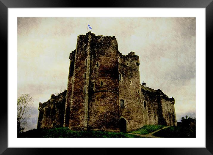 moody doune castle Framed Mounted Print by dale rys (LP)