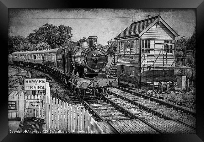 Times gone by Framed Print by Andy dean