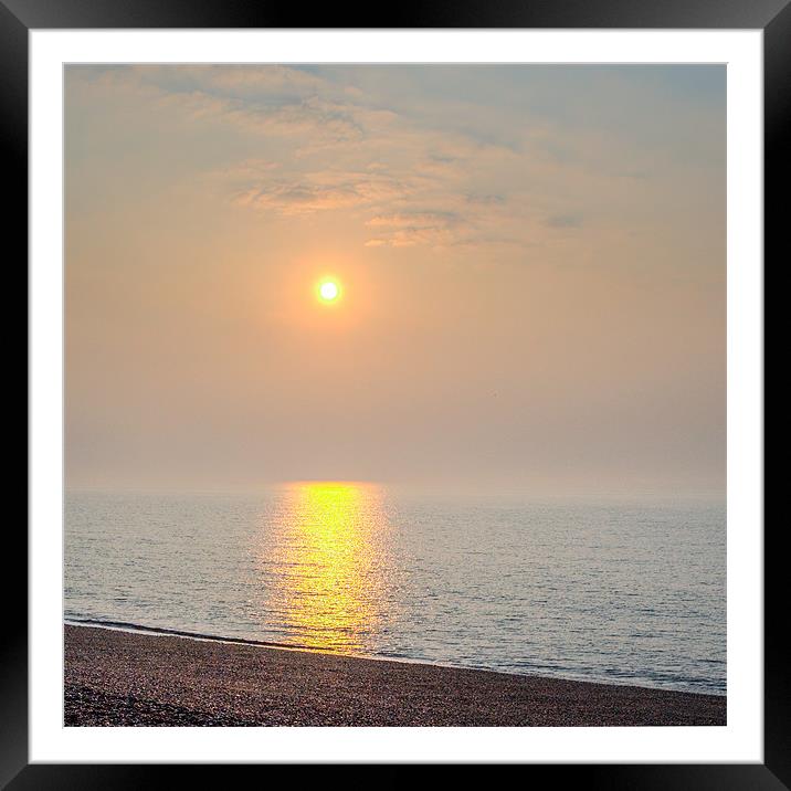 Dungeness Beach Sunrise Framed Mounted Print by Dean Messenger