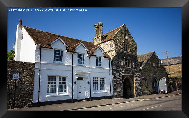 Fisher gate and house Framed Print by Thanet Photos