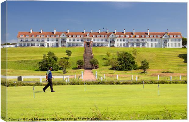 Turnberry Canvas Print by Paul Messenger