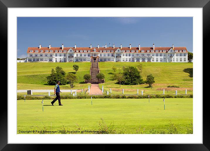Turnberry Framed Mounted Print by Paul Messenger