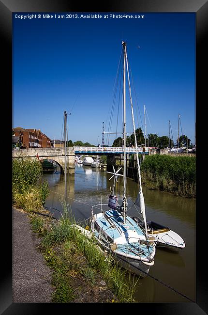 River Stour Sandwich, kent Framed Print by Thanet Photos