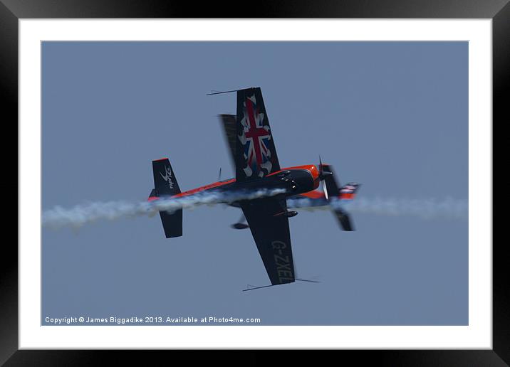 The Blades Cross Over Framed Mounted Print by J Biggadike