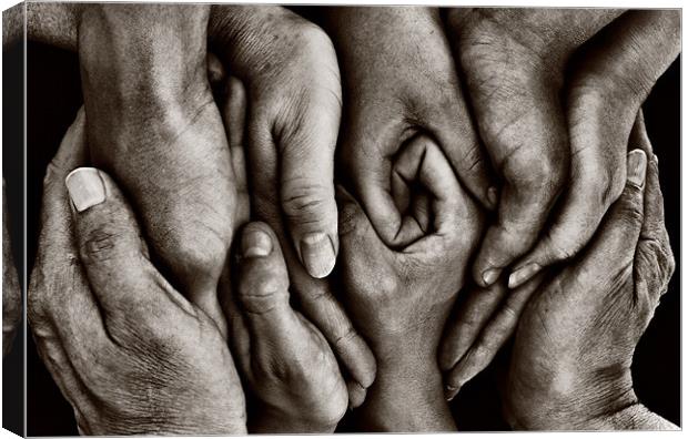 You Need Hands....... Canvas Print by Sandi-Cockayne ADPS