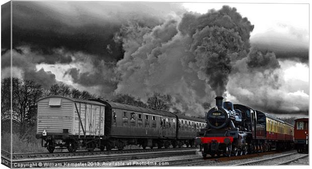 BR Standard 2 Mogul No 78019 Canvas Print by William Kempster