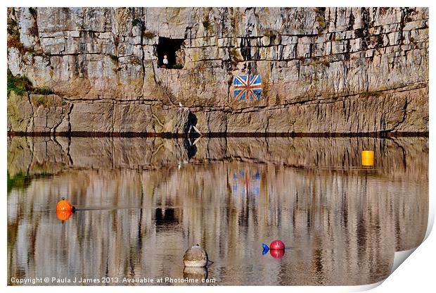 Gloucester Hole Print by Paula J James