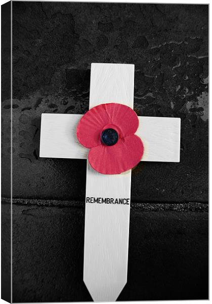 Lest We Forget Canvas Print by peter harris