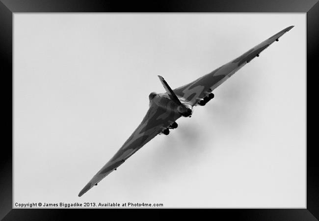 Avro Vulcan XH558 Framed Print by J Biggadike