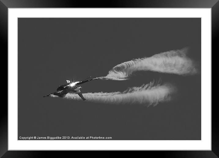 Solo Turk F16 Sunlight Framed Mounted Print by J Biggadike