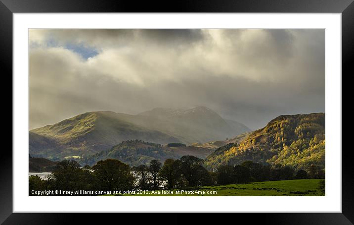 Cumbria Framed Mounted Print by Linsey Williams