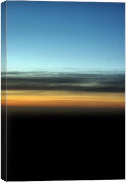 Abstract Night Sky Canvas Print by Brian  Raggatt