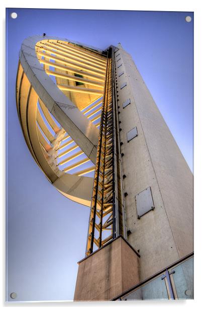 Spinnaker Tower Acrylic by Simon West