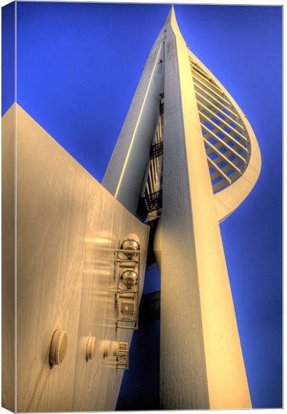Spinnaker Tower Canvas Print by Simon West