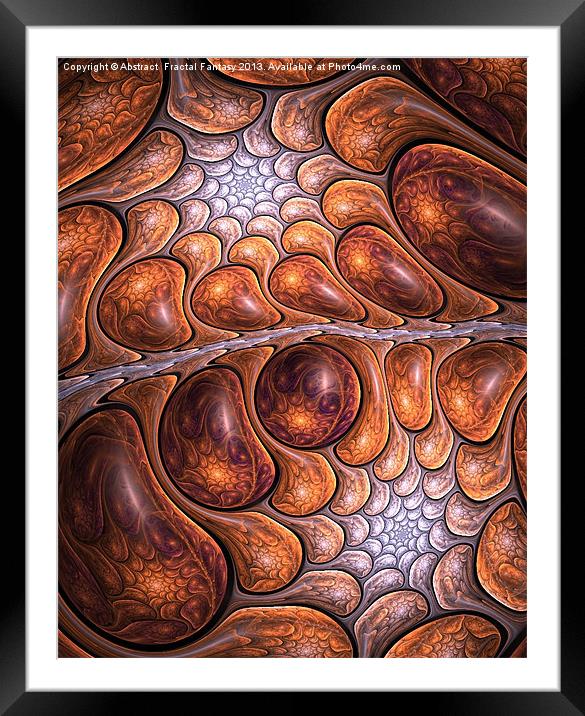 Abstract 58 Framed Mounted Print by Abstract  Fractal Fantasy
