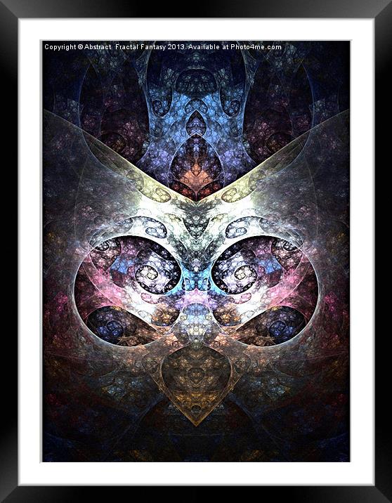 Abstract 54 Framed Mounted Print by Abstract  Fractal Fantasy