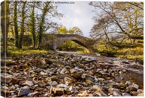 River Clover Yorkshire Dales Canvas Print by Trevor Kersley RIP