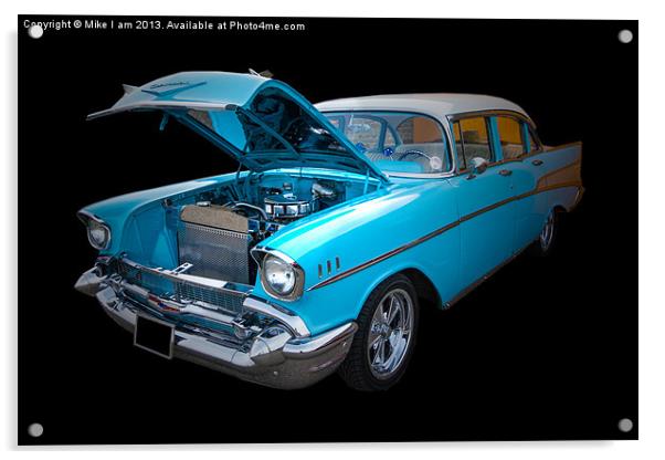 57 chevy Acrylic by Thanet Photos