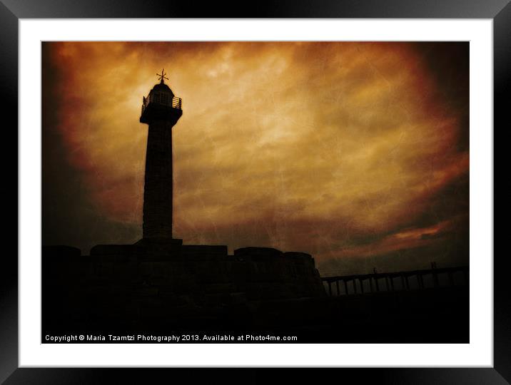 Lighthouse Framed Mounted Print by Maria Tzamtzi Photography