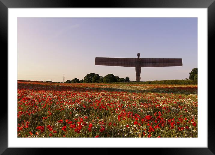 Angel of the North Framed Mounted Print by Northeast Images