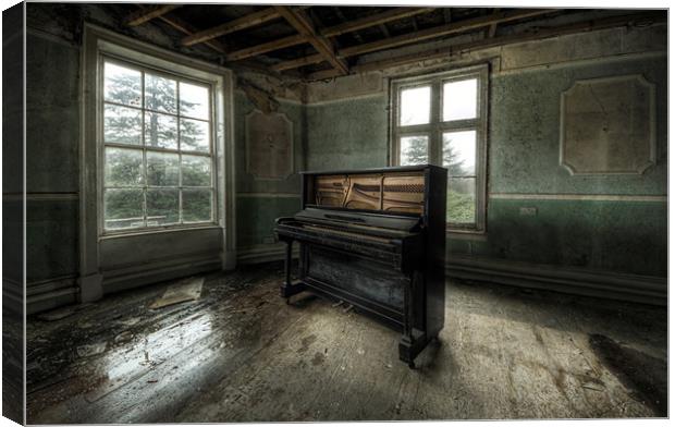 Piano in a Mansion Canvas Print by Jason Green