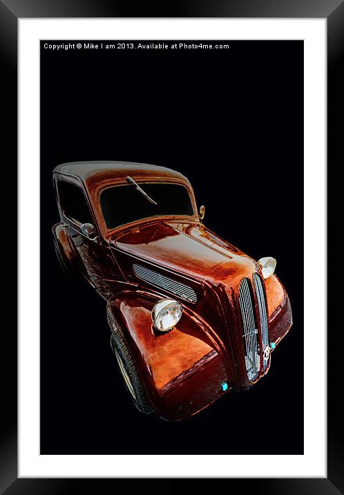 Metallic hotrod Framed Mounted Print by Thanet Photos