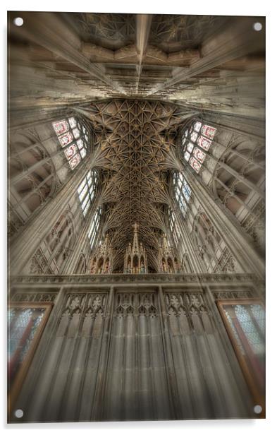 Gloucester Cathedral Acrylic by Jason Green