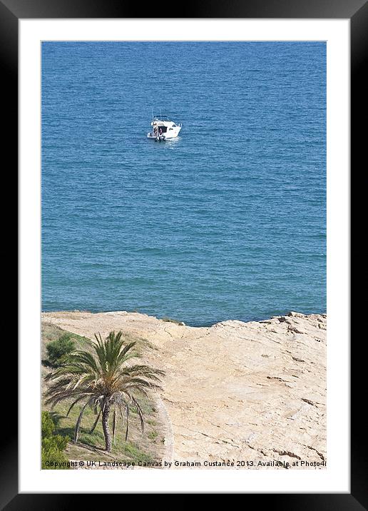 Desert Island Framed Mounted Print by Graham Custance