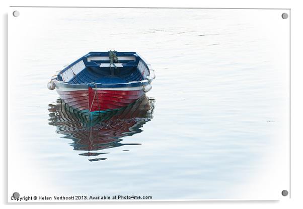 One Boat Acrylic by Helen Northcott