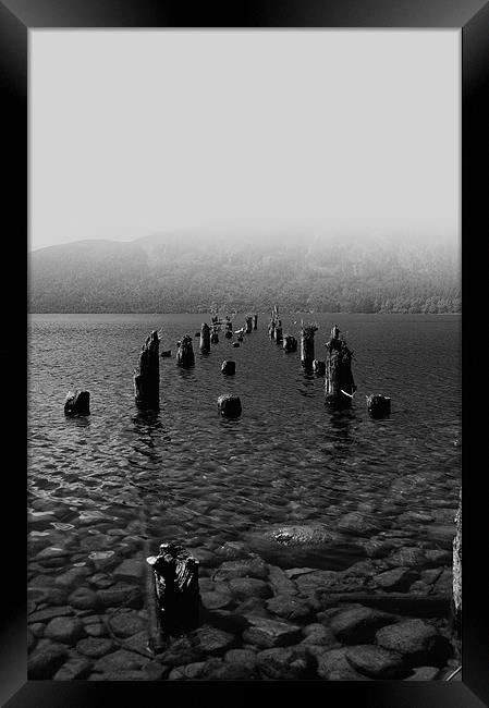 Misty Morning on Loch Ness Framed Print by Jacqi Elmslie