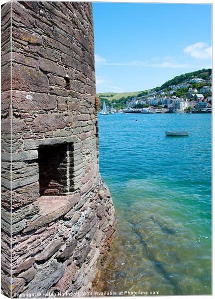 Bayards Cove Fort Canvas Print by Helen Northcott