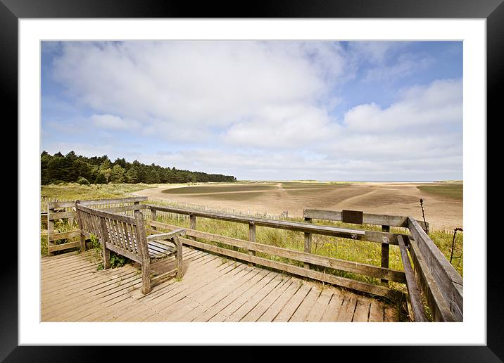 Best Seat in Holkham Framed Mounted Print by Paul Macro