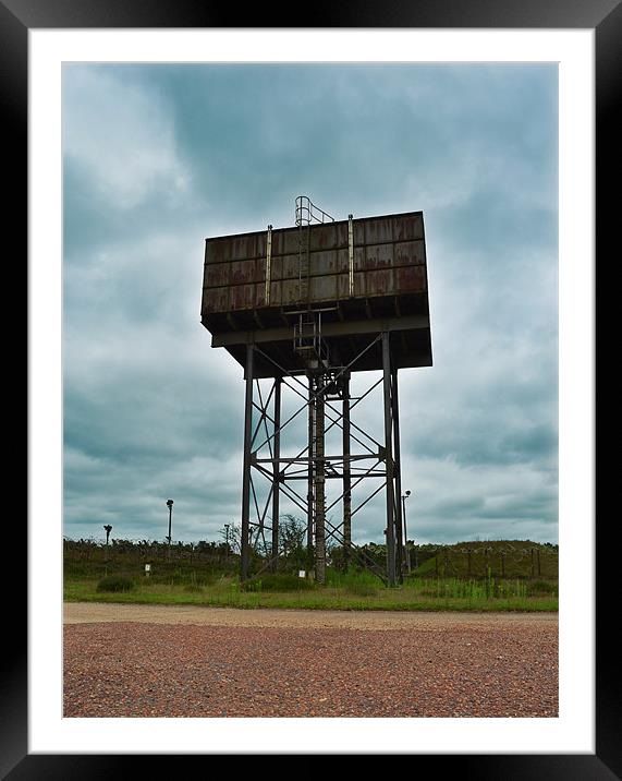 Water Tower Framed Mounted Print by Gemma Shipley