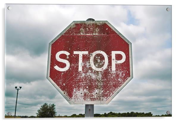 STOP! Acrylic by Gemma Shipley
