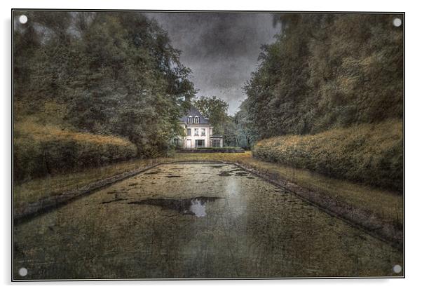 La villa abandonnée Acrylic by Jason Green