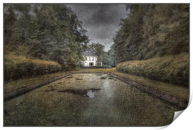 La villa abandonnée Print by Jason Green