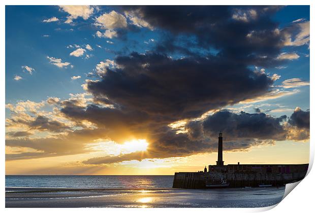 Margate Harbour Print by derrick smith