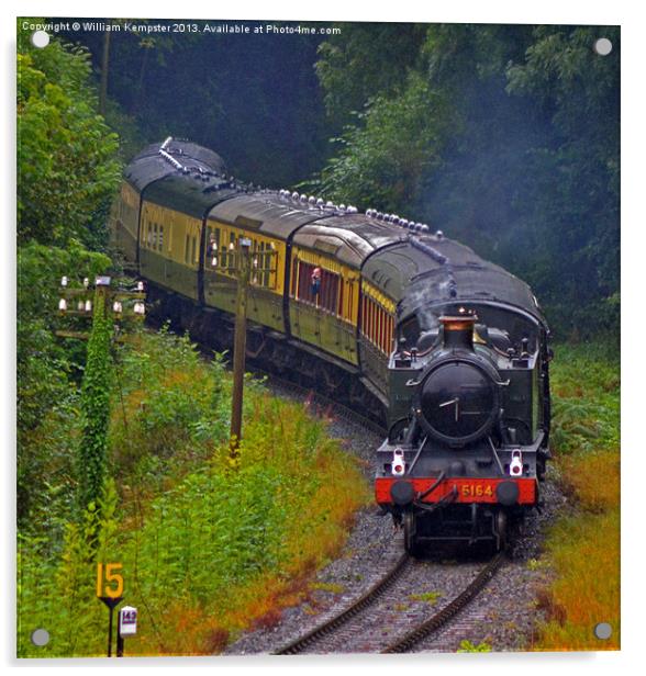 Severn Valley Railway GWR 51XX Class Acrylic by William Kempster