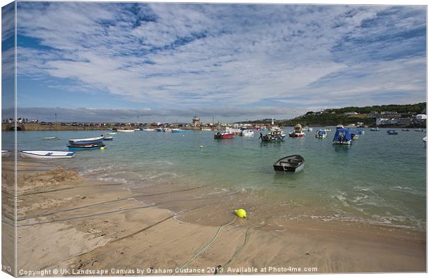 St Ives, Cornwall Canvas Print by Graham Custance