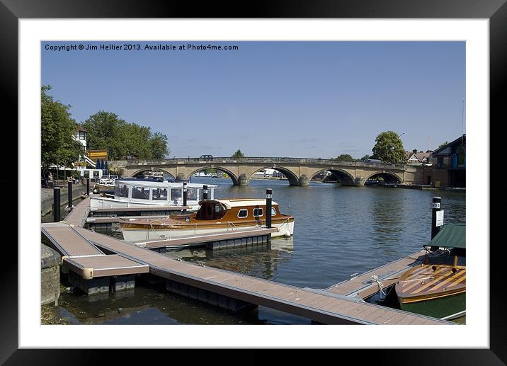 Henley on Thames Framed Mounted Print by Jim Hellier
