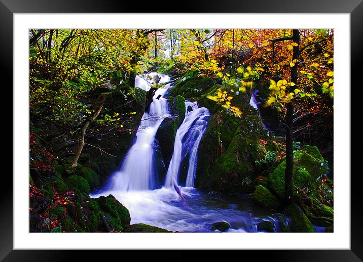 Stock Gyll Force water fall Framed Mounted Print by Gö Vān