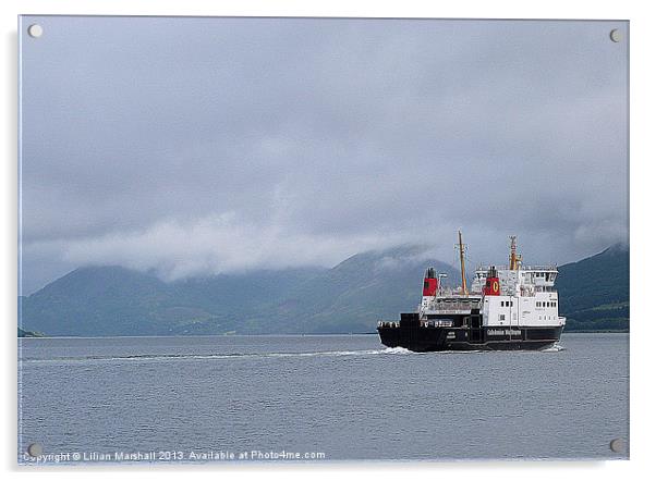 Island Ferry. Acrylic by Lilian Marshall