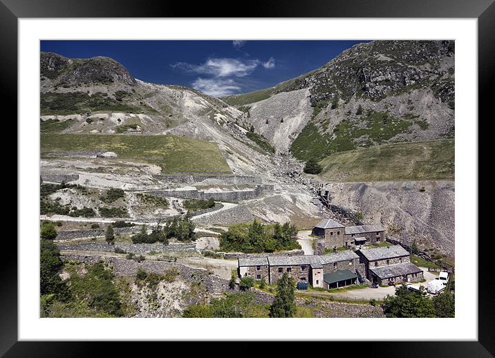 Greenside Mine on Glenridding Beck Framed Mounted Print by Darren Burroughs