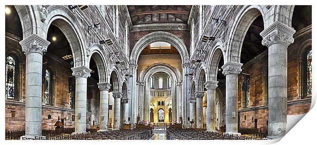St Annes Cathedral Belfast Print by Peter Lennon