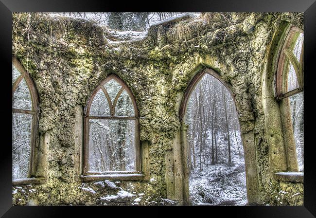 Surreal Ruins Framed Print by Oliver Porter