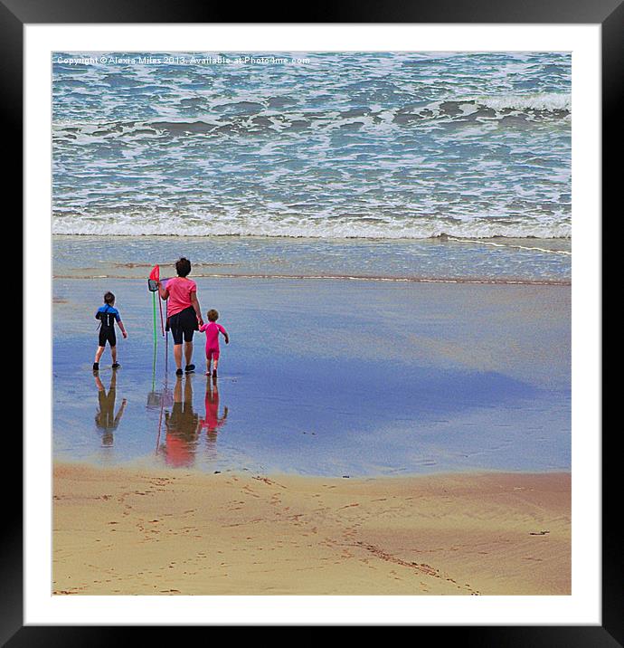 Learn with mother Framed Mounted Print by Alexia Miles