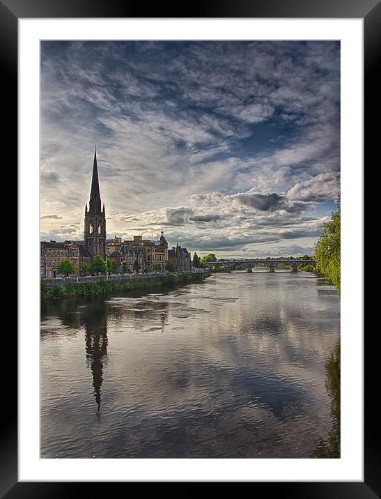Perth City,Scotland Framed Mounted Print by Jamie Moffat