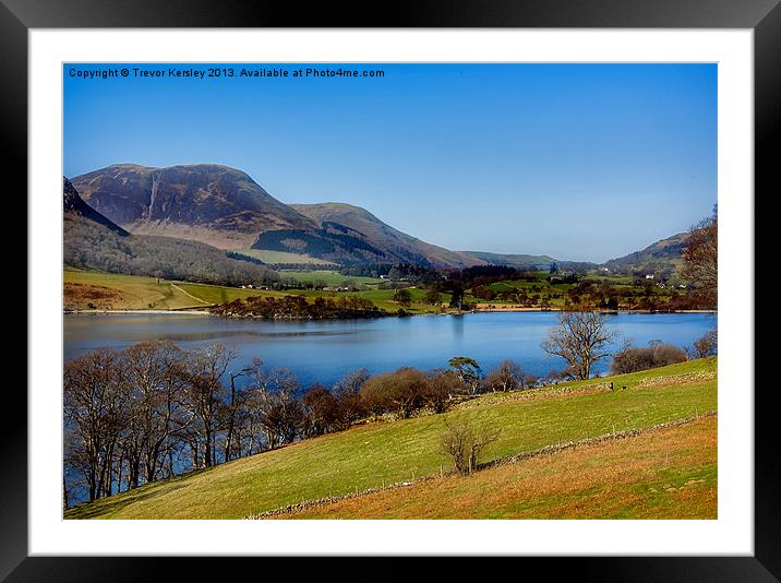 Buttermere  Lake District Framed Mounted Print by Trevor Kersley RIP